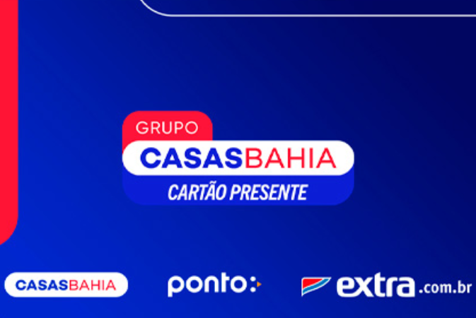 Cartão Presente Casas Bahia, Extra e Ponto Frio - im1503