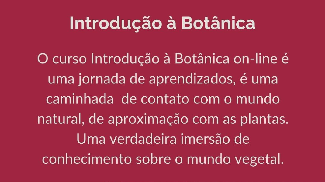 Curso de Introdução à Botânica - im1486